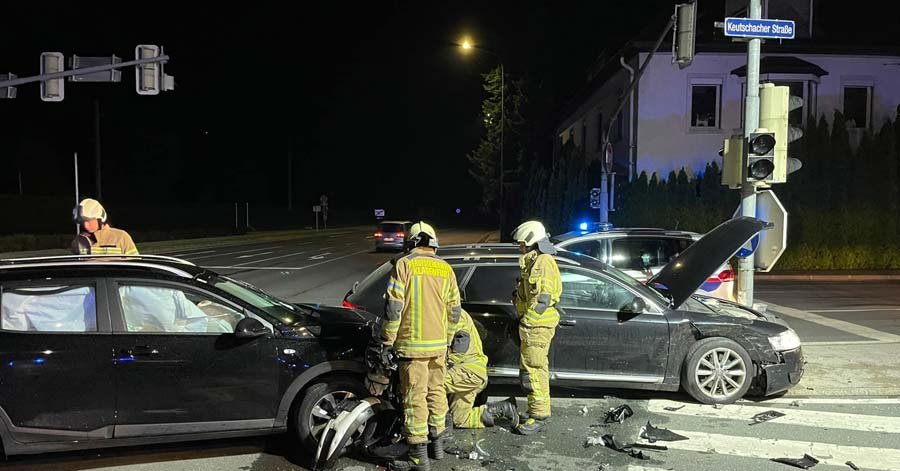 Verkehrsunfall Lenker unter Drogen ohne Führerschein mit gestohlenem