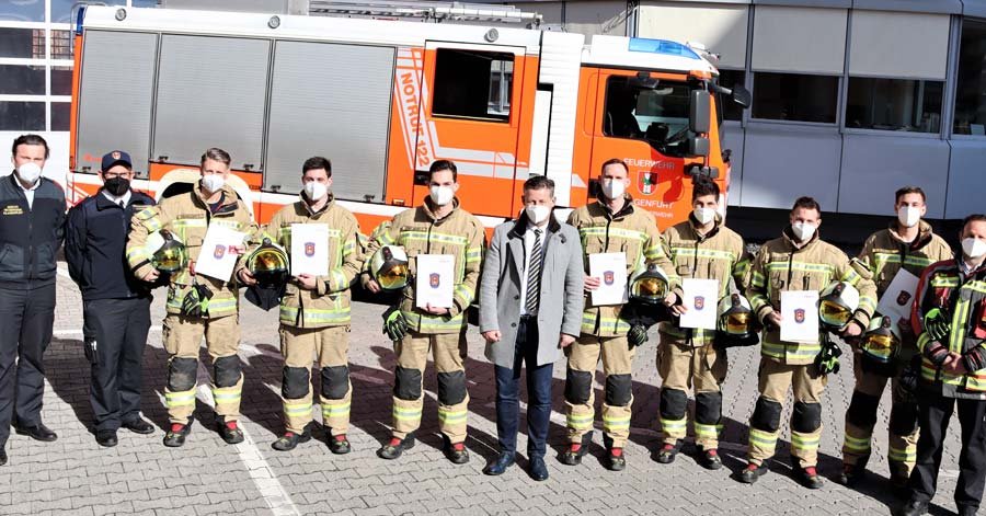 Neuzugänge Bei Der Klagenfurter Berufsfeuerwehr