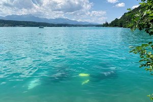 Strandbad Bad Saag: Wieder einmal abtauchen in den Wörthersee. Foto: Wolfgang Falk