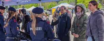 Girls' Day: Knapp 600 Besucherinnen in der Klagenfurter Khevenhüller-Kaserne. Foto: Landespolizeidirektion Kärnten