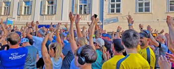 1.900 Teilnehmer beim ausgebuchten Klagenfurter Altstadtlauf. Foto: Mein Klagenfurt