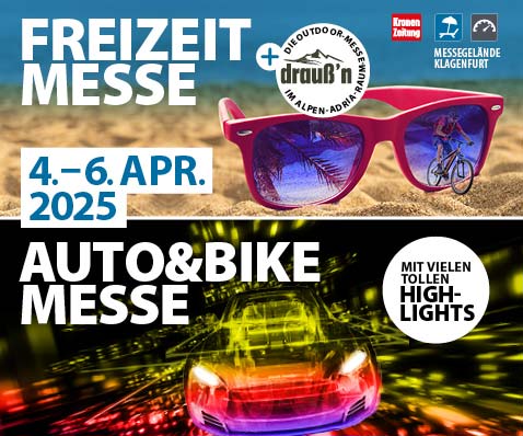 Freizeitmesse und Auto & Bike Messe 2025.